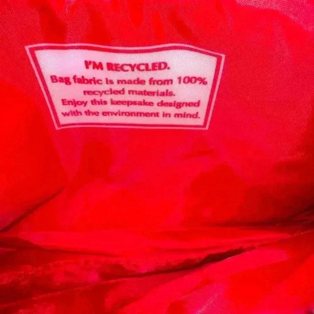 NWOT! Estee Lauder Red & Gold Makeup Bag - Picture 5 of 5
